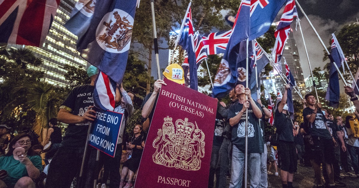 UK Makes Citizenship Offer to Hong Kong Residents