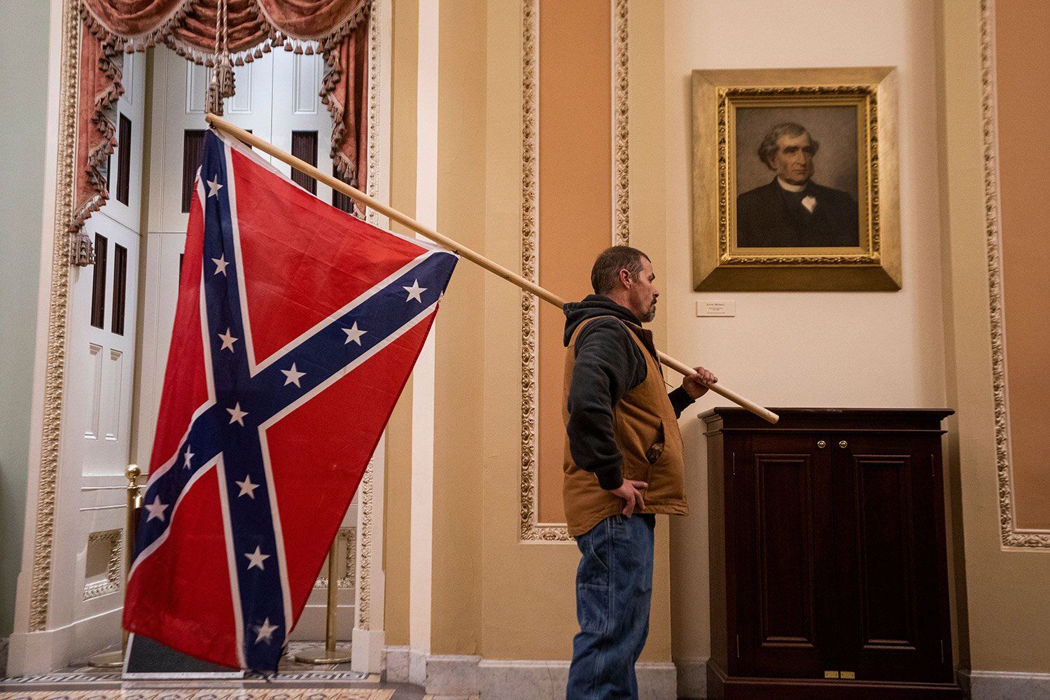 What Is the Confederate Flag Seen at the US Capitol Riots?