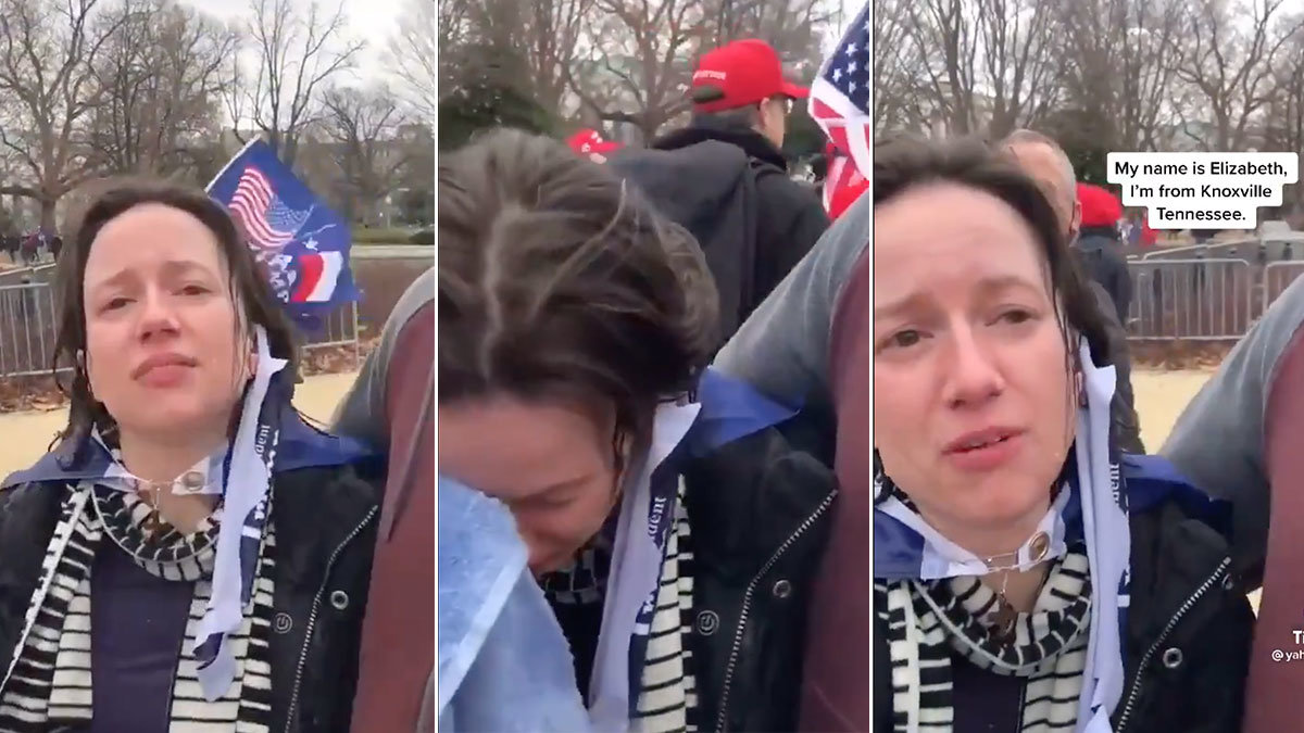Viral Video of Woman Maced, Uses an ‘Onion Towel’ To Make Herself Cry
