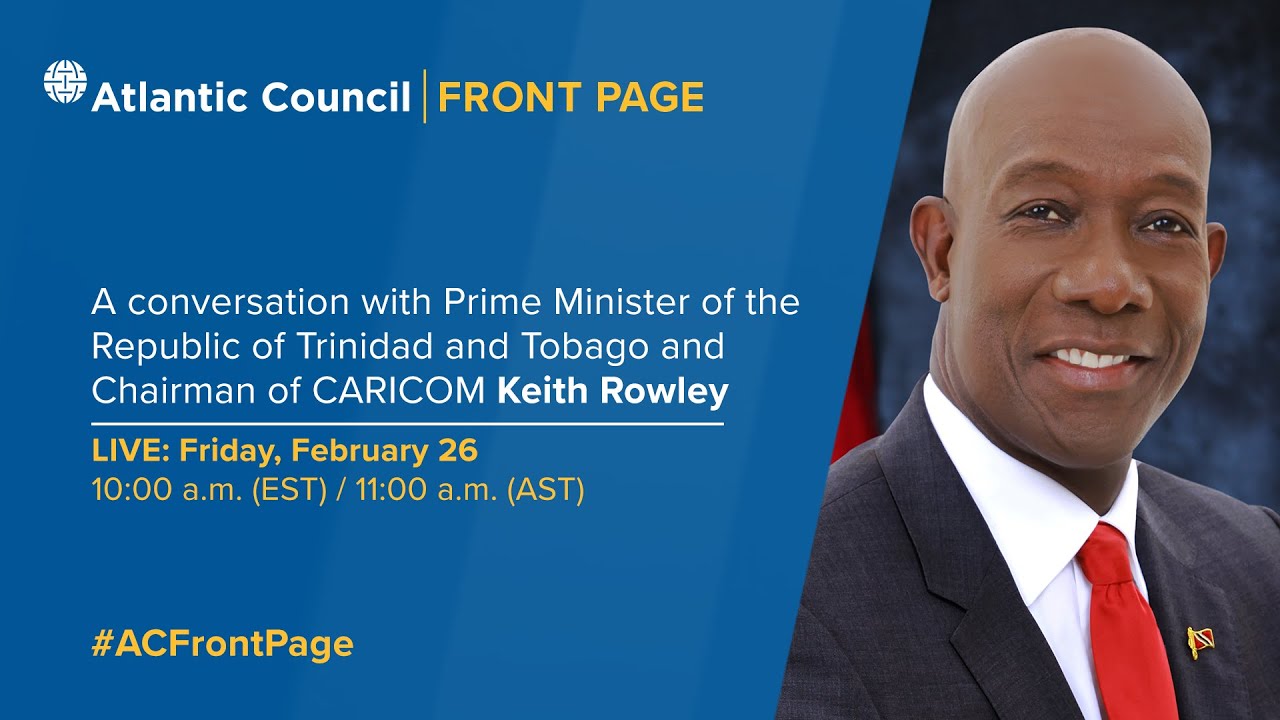 Atlantic Council says PM will speak on ‘Re-Setting US-Caribbean’ relations tomorrow