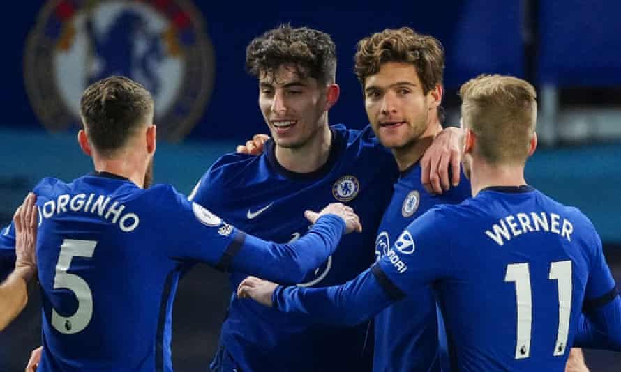 Chelsea Consolidates 4th Place by Beating Everton 2-0 in EPL