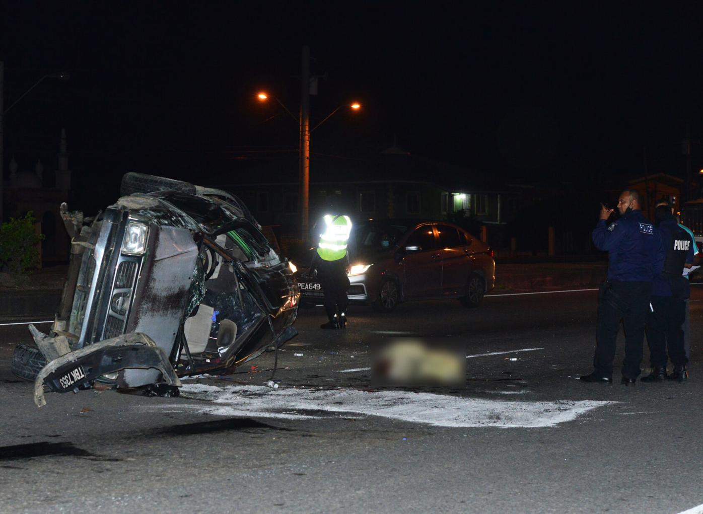Fatal accident in Charlieville; pedestrian and motorist killed, 2 others wounded