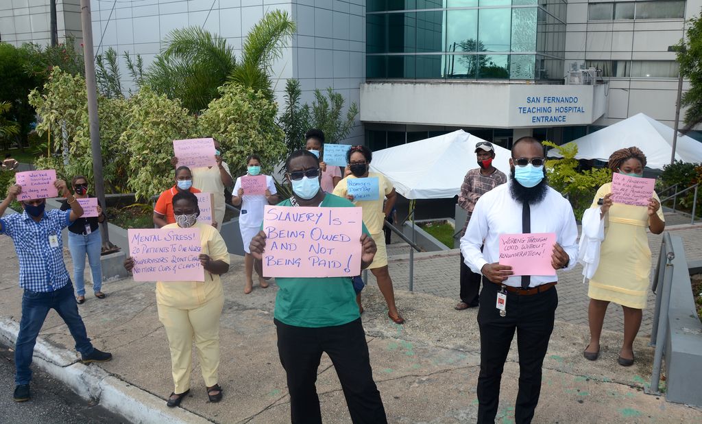 Health care workers demand outstanding increments from SWRHA