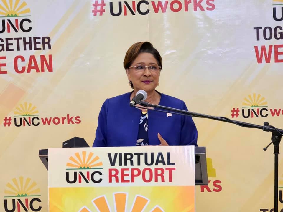 Kamla accuses PM of injecting race into vaccine acquisition process