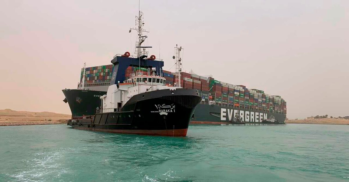 Egypt’s Suez Canal Blocked by Massive Container Ship
