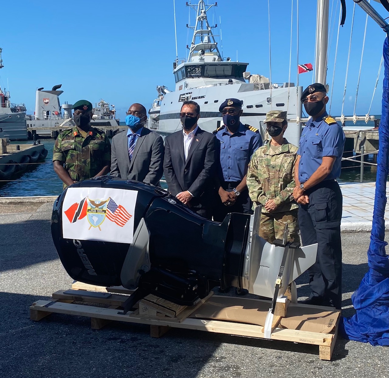 U.S. donates $372,368 USD in small boat engines to the TTCG