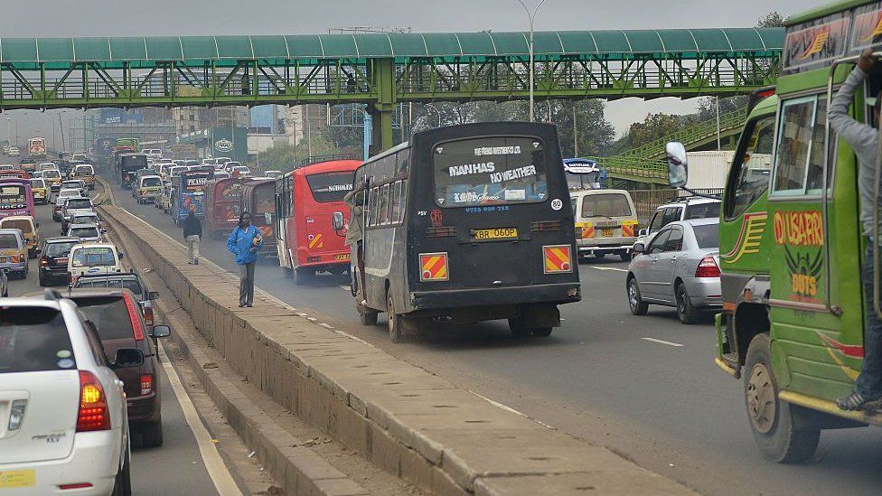 COVID Curfew causes thousands to be stuck in traffic in Kenya