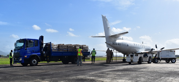 ODPM coordinates disaster relief supplies to St. Vincent and the Grenadines