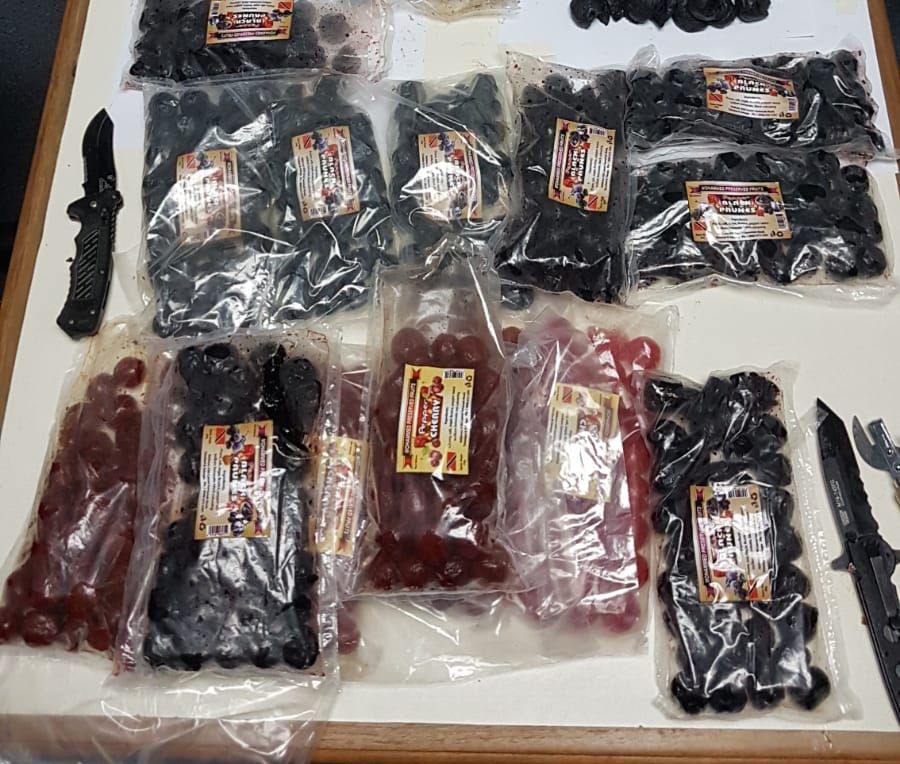 Prunes and cherries filled with cocaine found at TTPost Centre