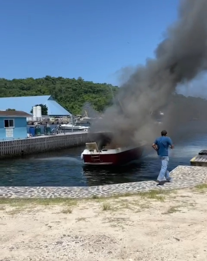 Leaking fuel line blamed for small fire at Power Boats Marina – 3 people were injured