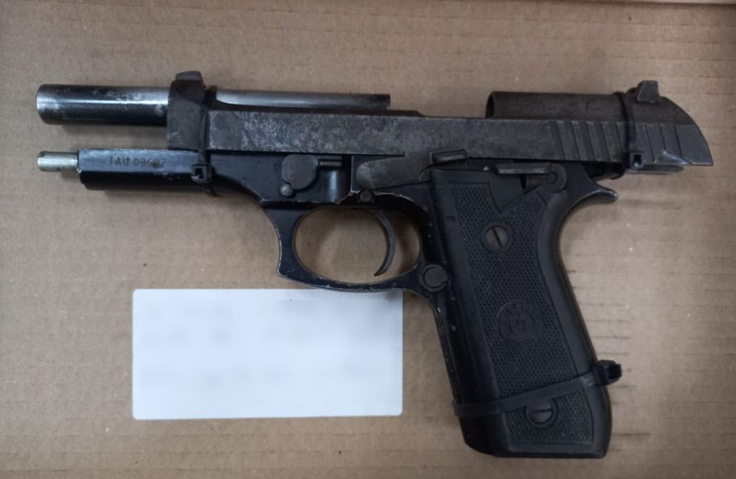 Two arrested – pistol recovered in Sangre Grande