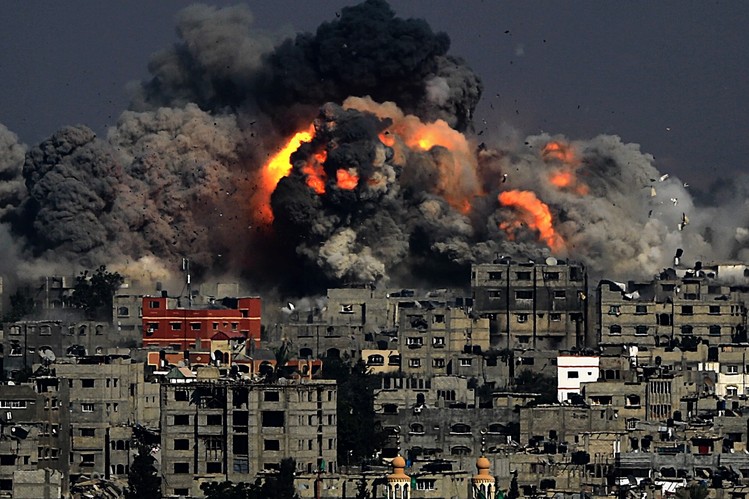 Israeli Deadly Air Strikes Hit Hamas Positions in Gaza