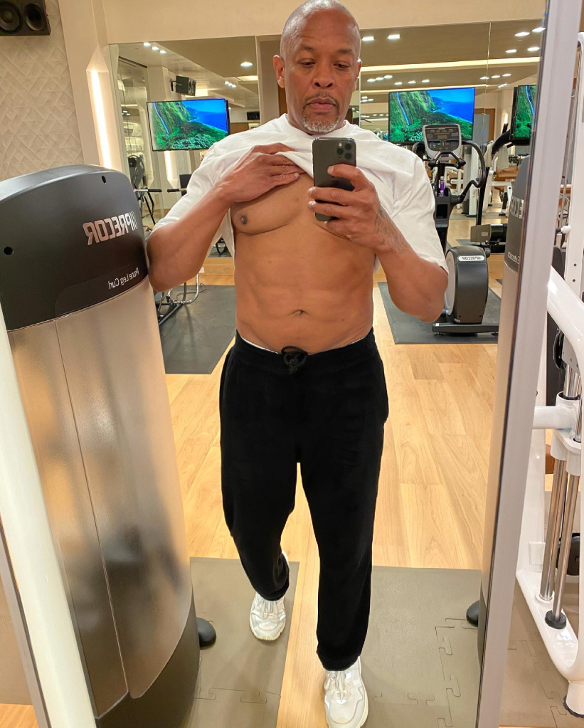 Dr. Dre Shows Off His ‘COVID Body’ As He Joins Will Smith’s Weight Loss Challenge