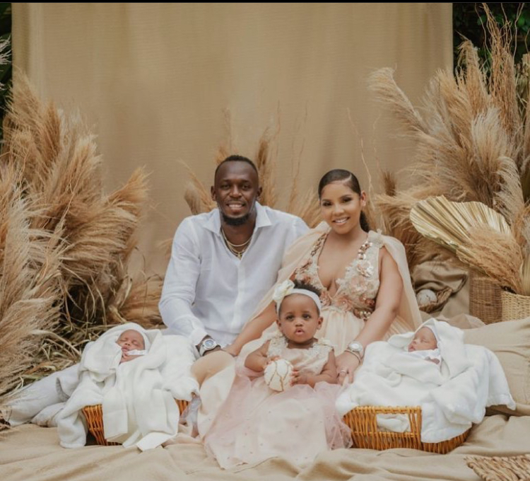 Usain Bolt now a father of 3 – reveals twin boys on Father’s Day