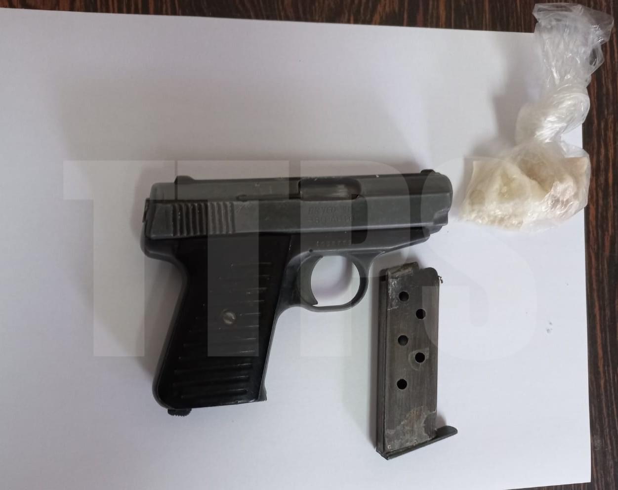 Firearm and cocaine seized in PoS during anti-crime exercise