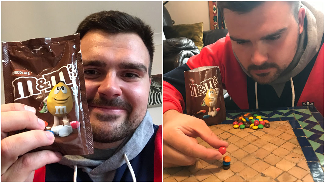 Tallest Stack of M&M’s Record Broken by British Man