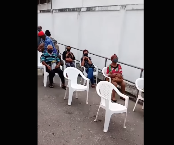 WATCH: Bilda Boyz step up and supply chairs and tents to elderly waiting on vaccines