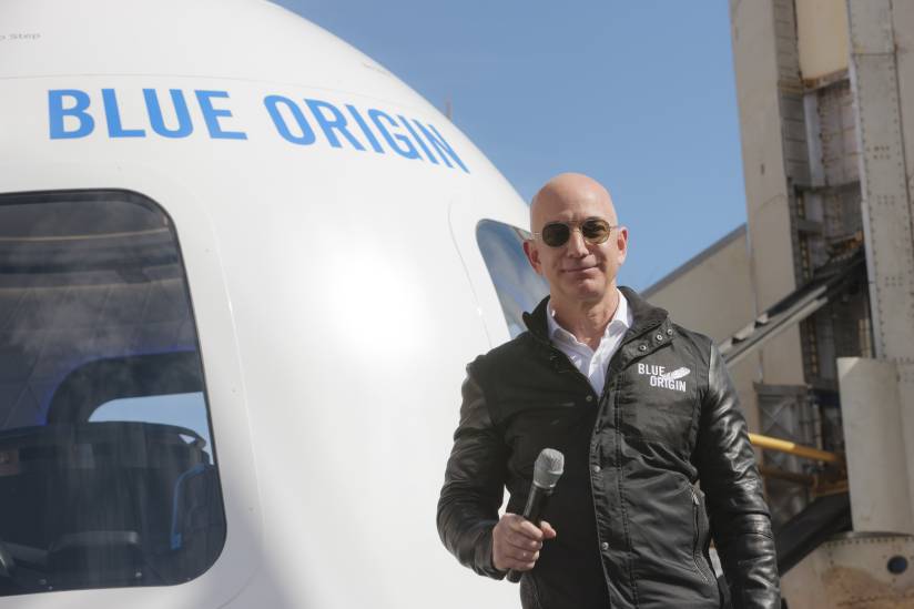 Mystery person bids $28M to fly to space with Amazon’s Jeff Bezos