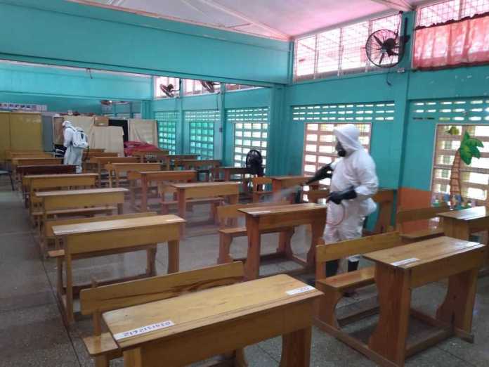 Schools in Mayaro get sanitised ahead of SEA