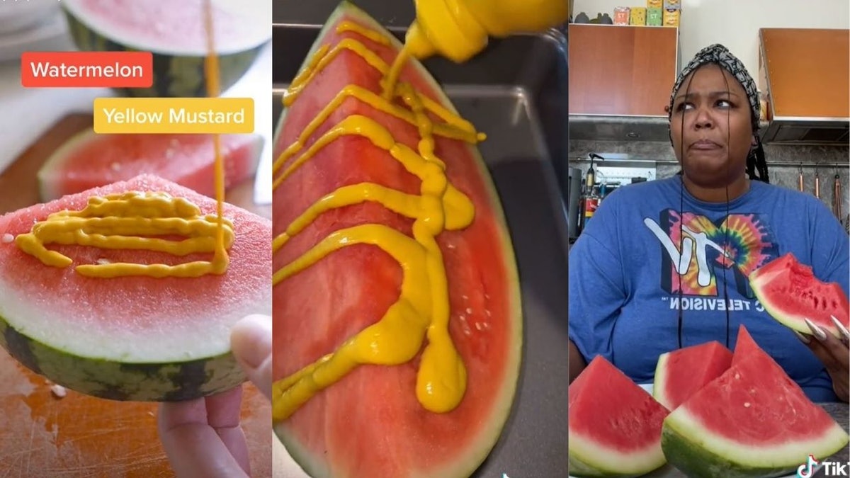 TikTok Is Making Watermelon Covered In Mustard A Thing