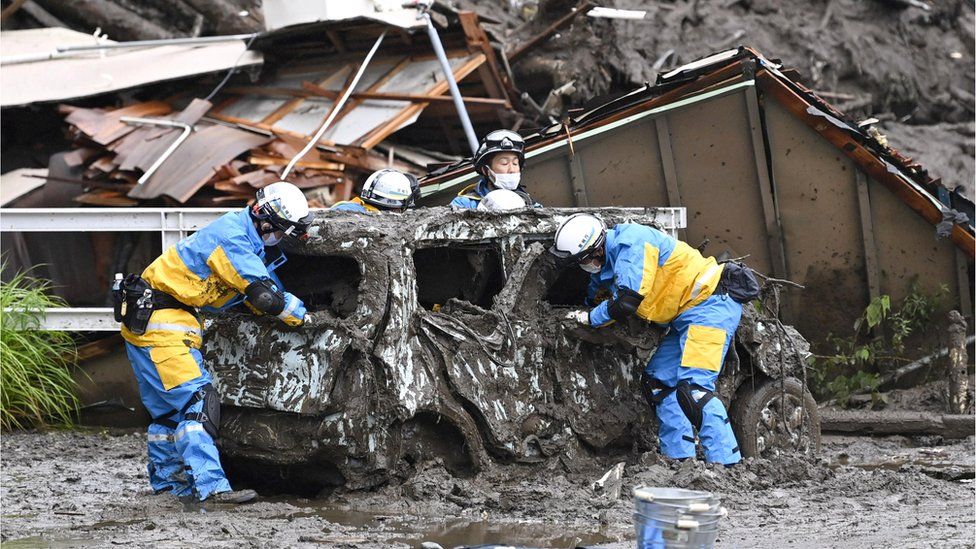 Major landslide in Central Japan – 2 dead, 20 missing so far