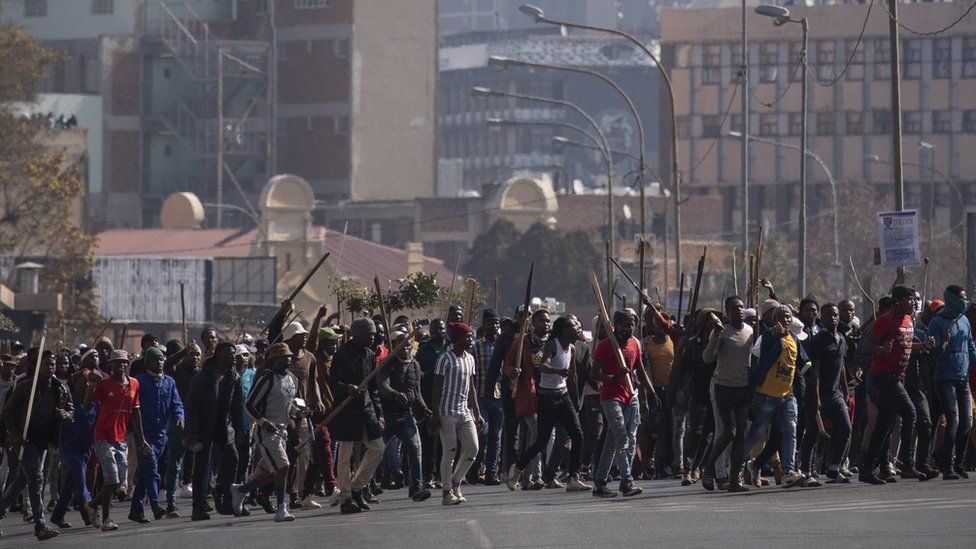 Unrest in South Africa; President appeals for calm