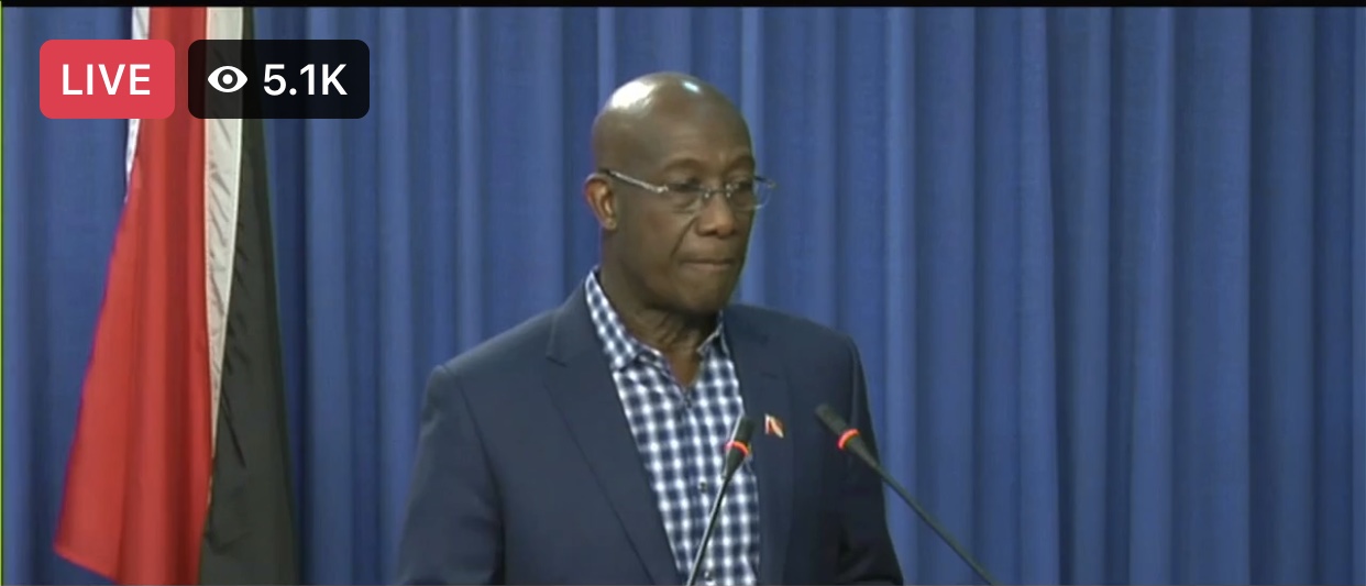 It’s official: PM Rowley “Food retail reopens Monday”