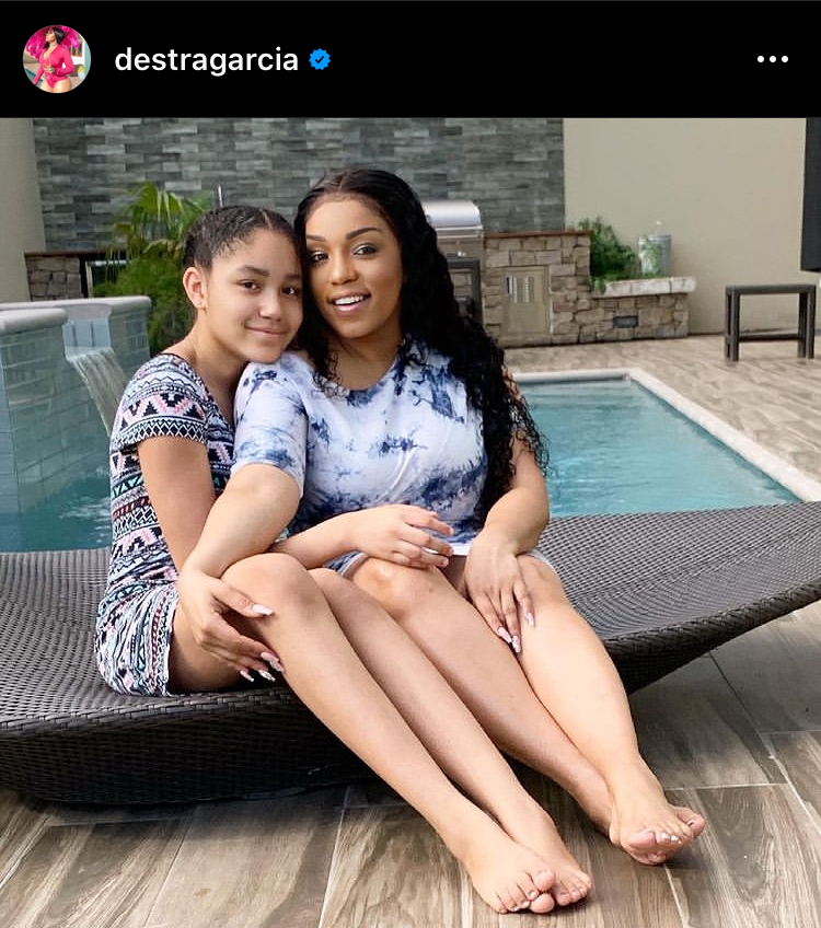 Destra returns to IG – reveals her daughter sings and wrote her own song
