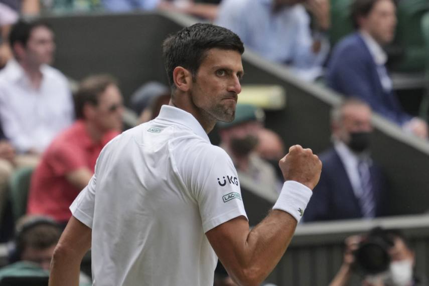 Djokovic wins his sixth Wimbledon and a record-equalling 20th Grand Slam title