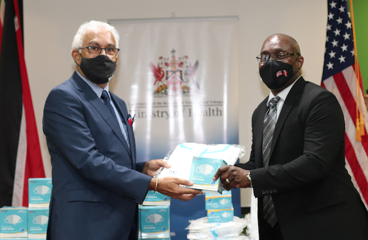 US gov’t donates US$37,600 in PPE to the Ministry of Health