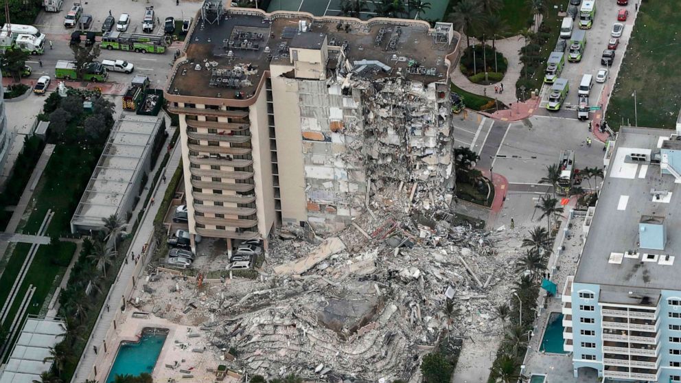 Searches suspended in collapsed Miami condo due to planned demolition
