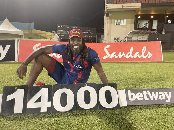 CWI President pays tribute to Chris Gayle – 1st batsman to achieve over 14,000 runs in T20 cricket