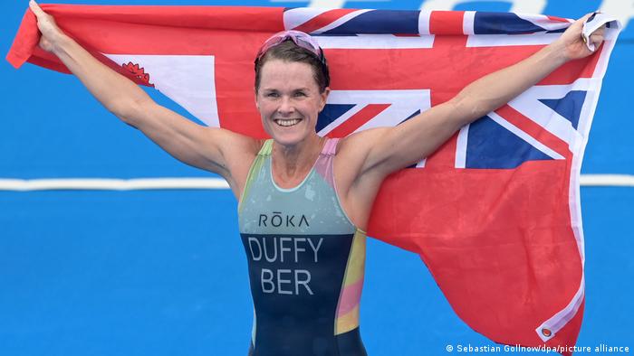 Bermuda cops their first-ever Olympic Gold courtesy female triathlete Flora Duffy