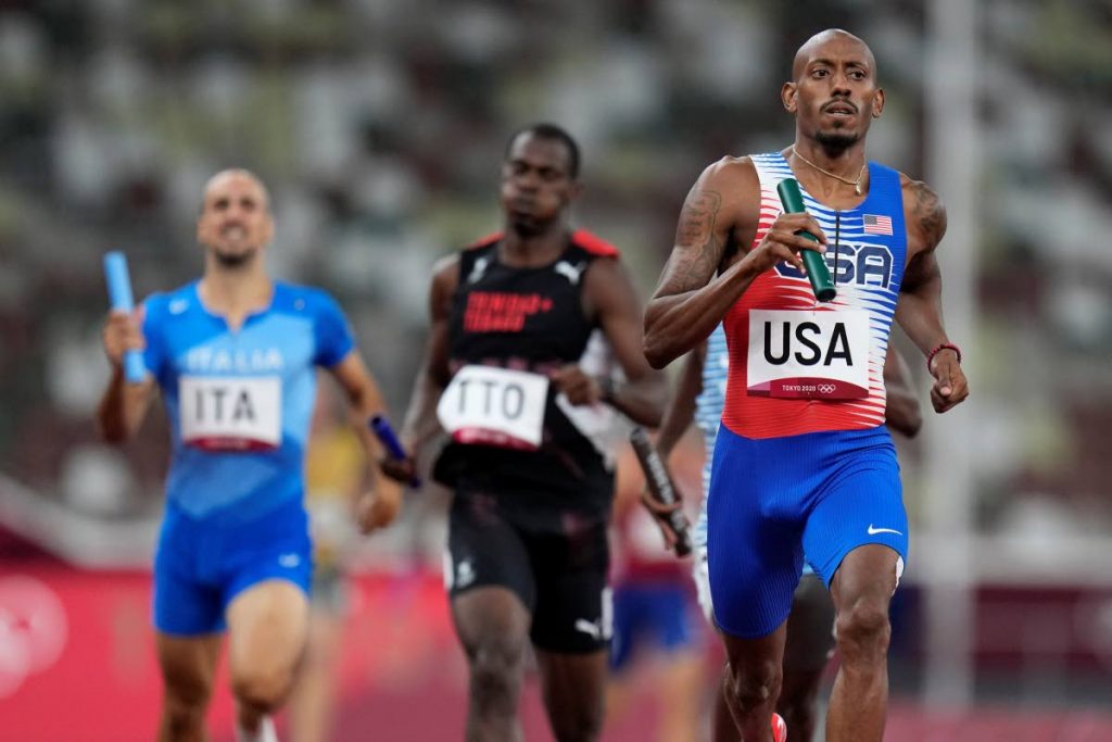 TT’s 4×4 relay team finishes 8th in Olympic final