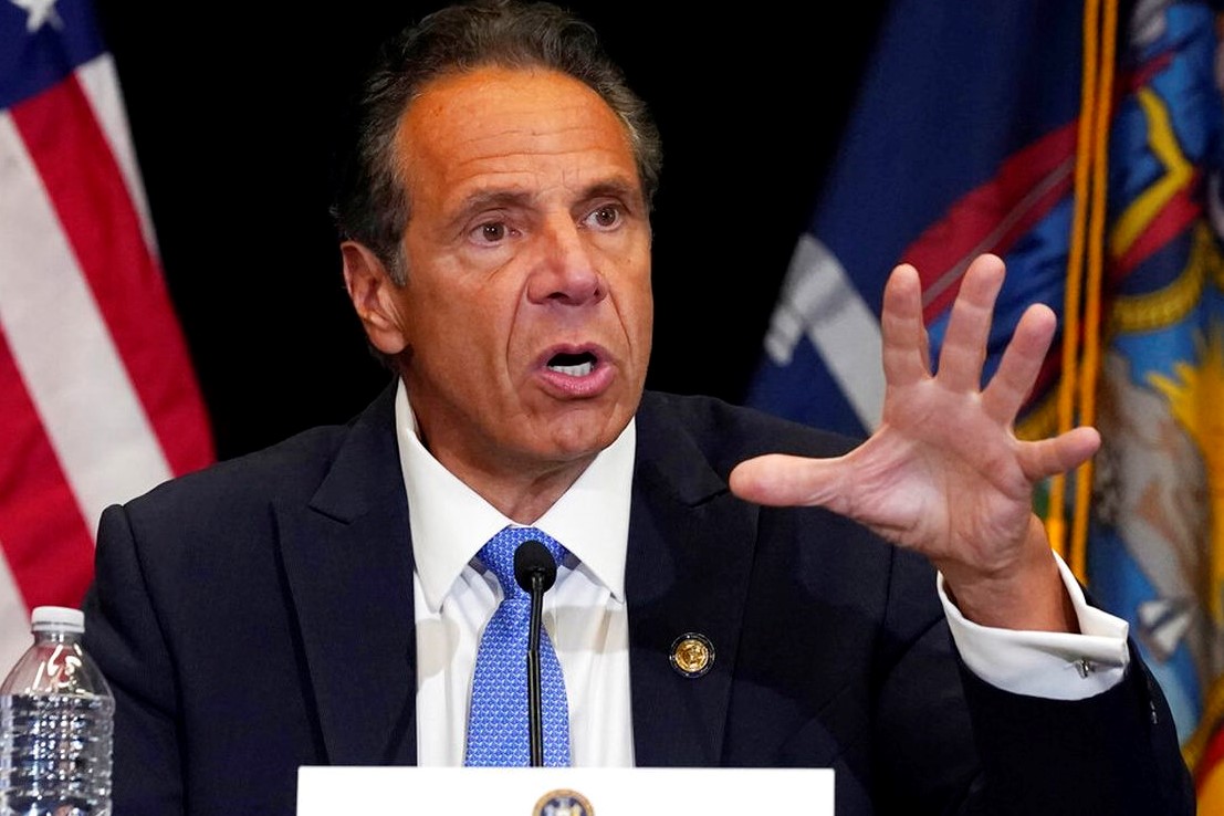 New York Governor Andrew Cuomo Resigns In Wake Of Harassment Report.