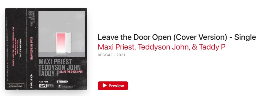 Maxi Priest & Teddyson John team up for Bruno Mars remake