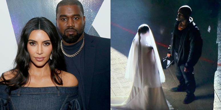 Kim and Kanye recreate wedding at ‘Donda’ listening party