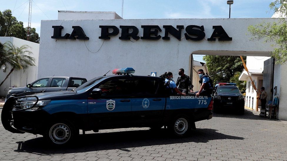 Nicaragua’s main newspaper raided following criticism of government