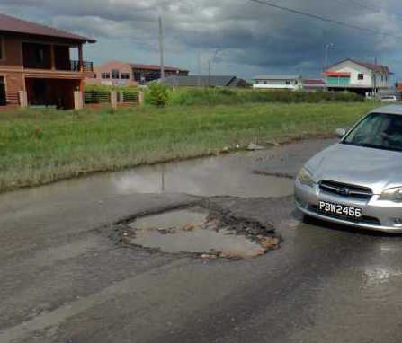 Couva South MP encouraging motorists to file lawsuit against Works Ministry over potholes