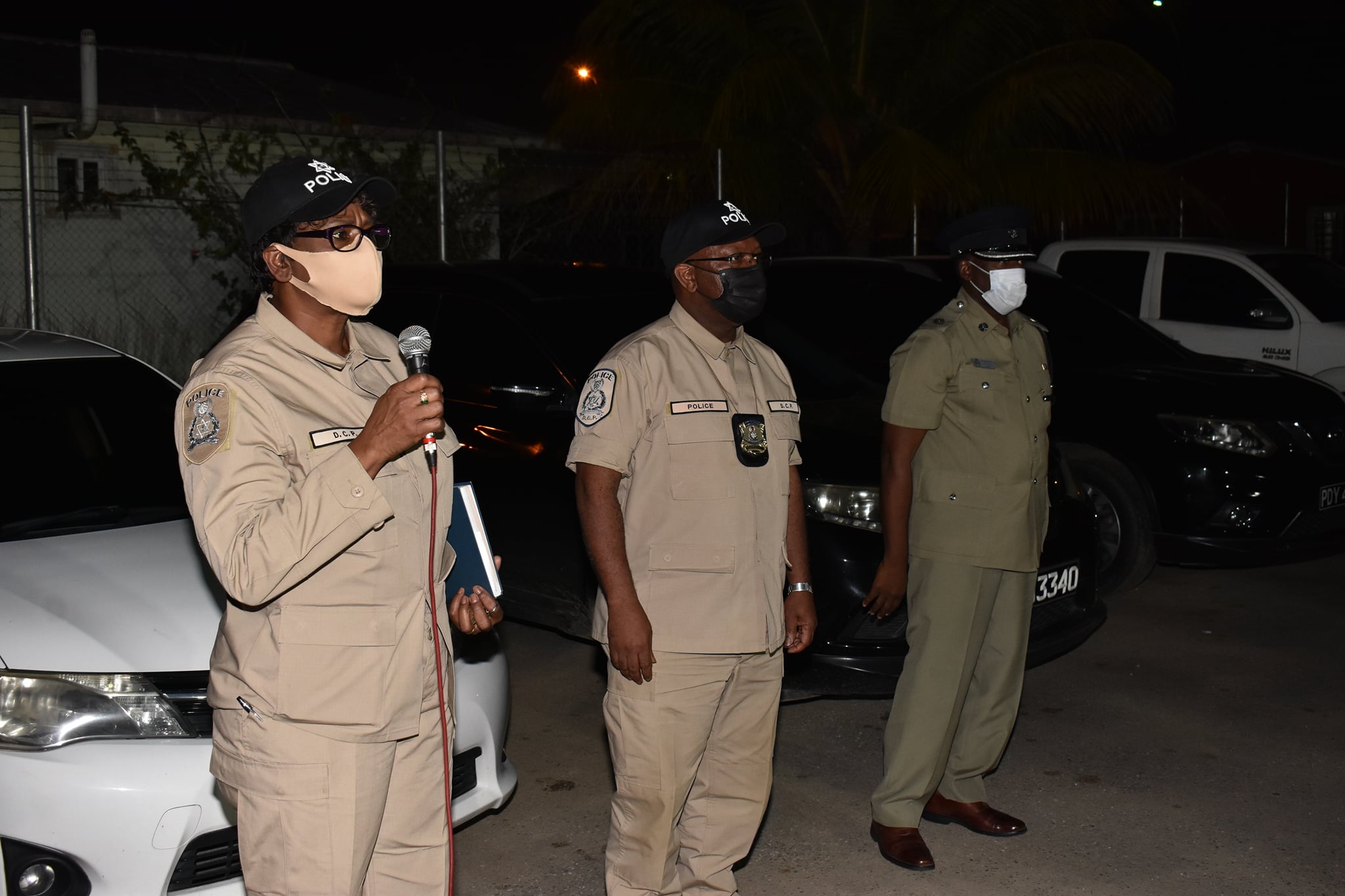 CoP (Ag): TTPS Executive on the ground with troops