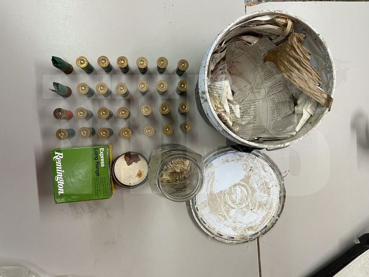 Ammunition found in paint bucket in Rio Claro