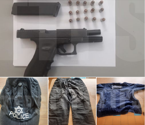 Gun and police tactical gear seized in Fyzabad