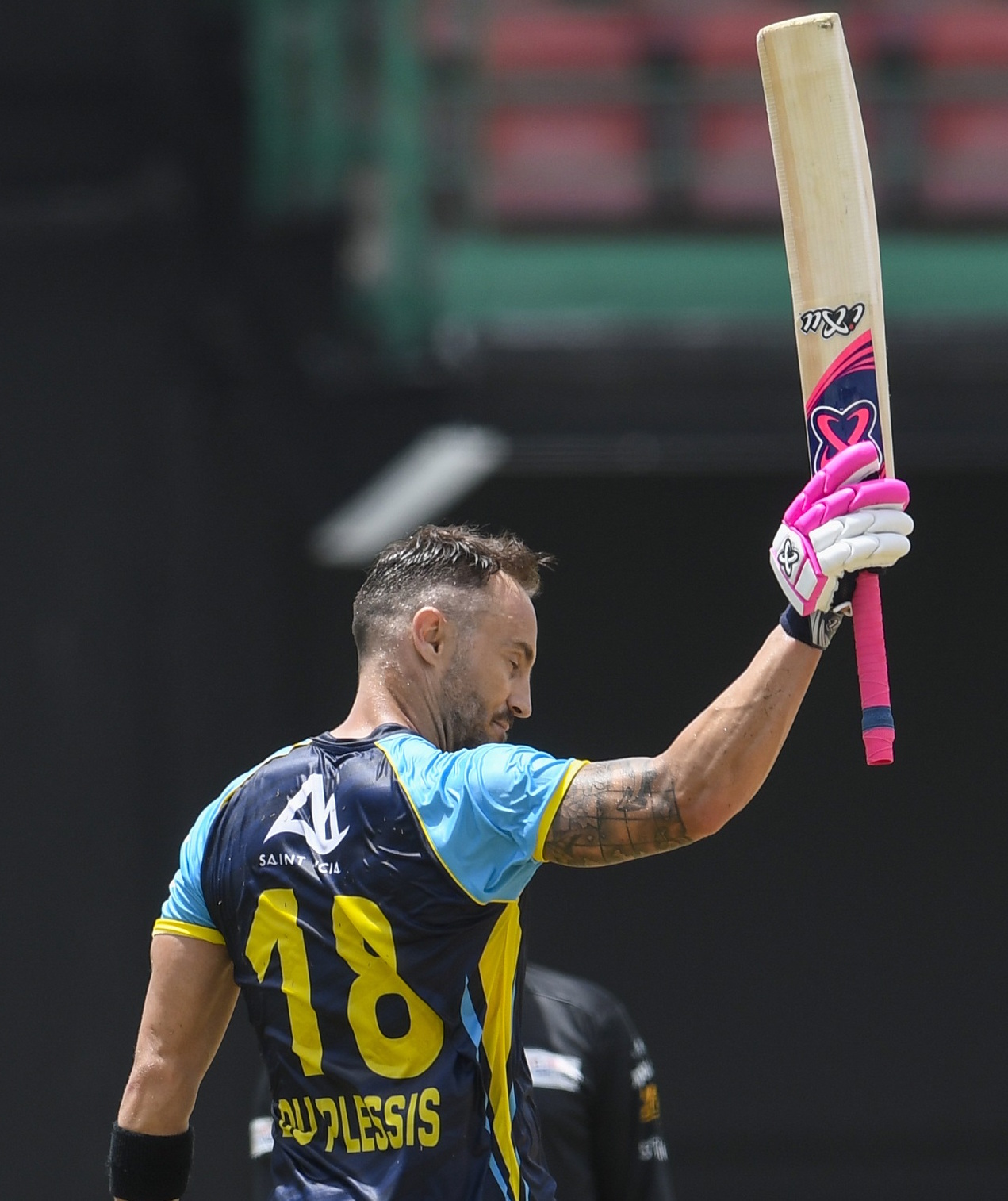 Faf du Plessis leads St Lucia Kings to crushing 100 runs win over SKN