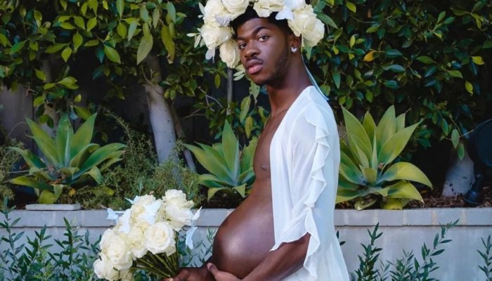 Lil Nas X claps back at critics of his pregnancy photo shoot