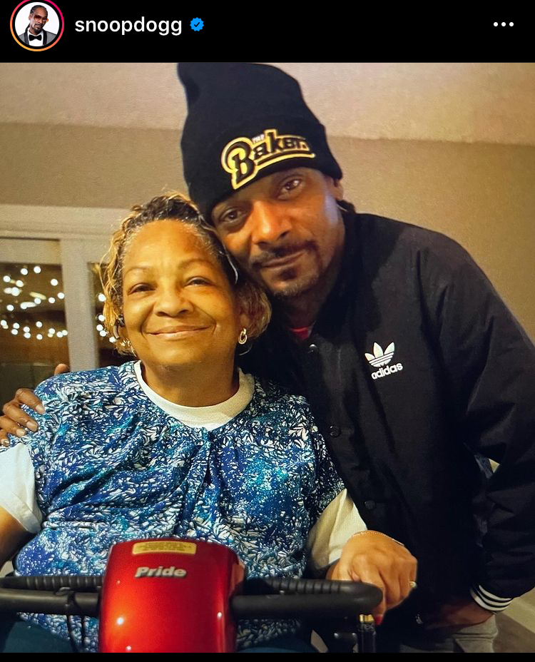 Snoop Dogg’s mother has died