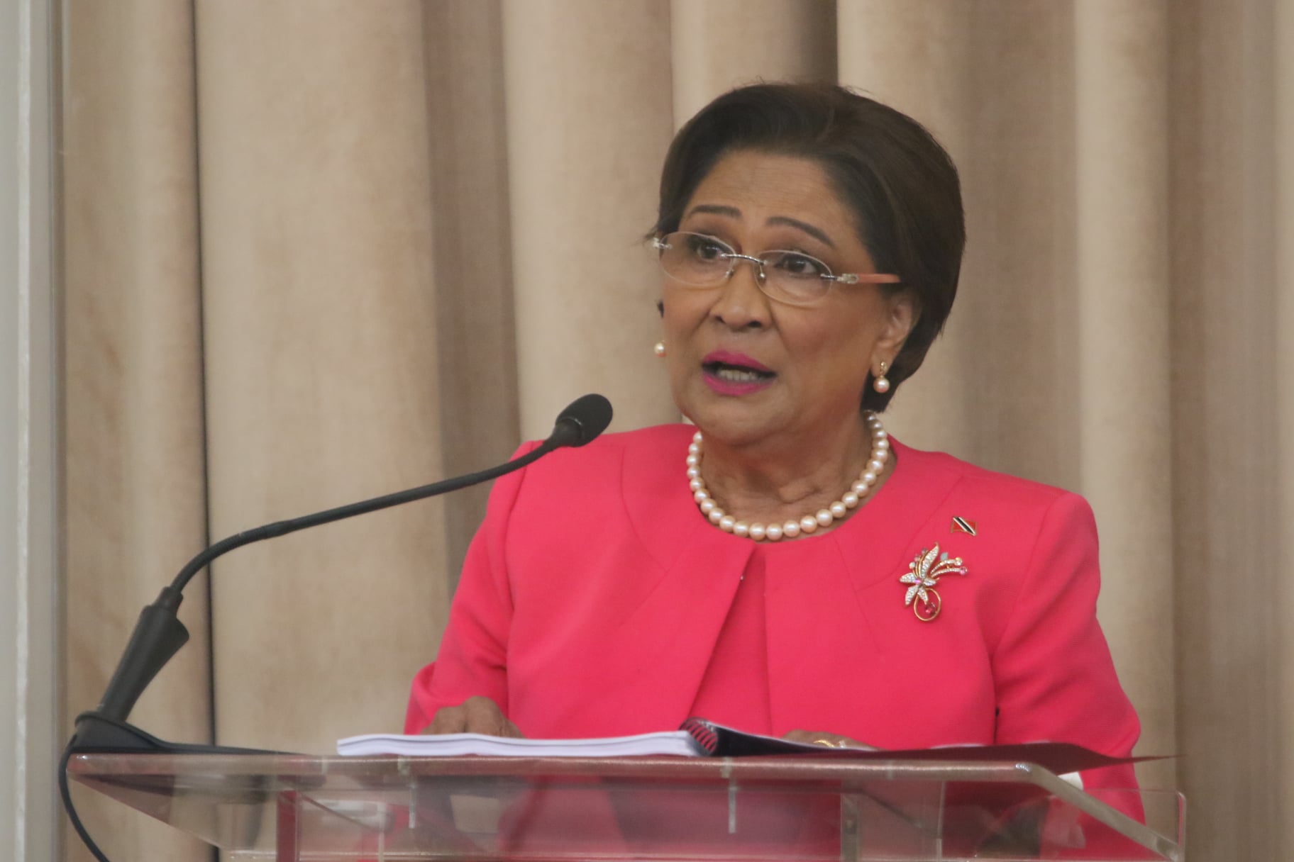 Kamla says cowardly PM hid from budget debate and did not contribute