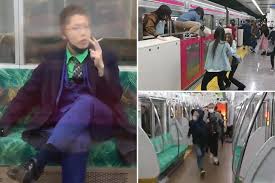 WATCH: Japanese man dressed as Joker goes on stabbing rampage on a train