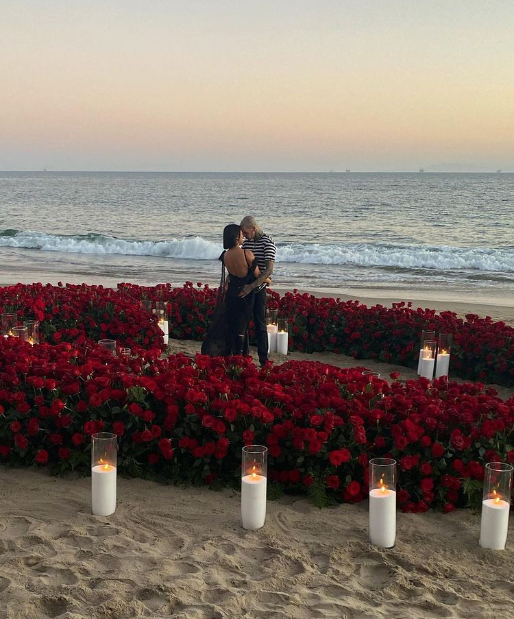 Kourtney Kardashian and Travis Barker are engaged after dating for 8 months