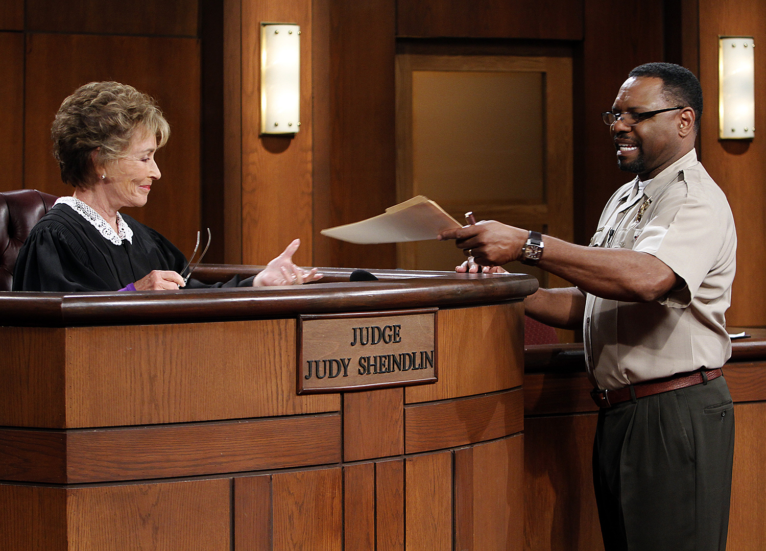 Judy Judge replaces original Bailiff for new show called ‘Justice Judy’