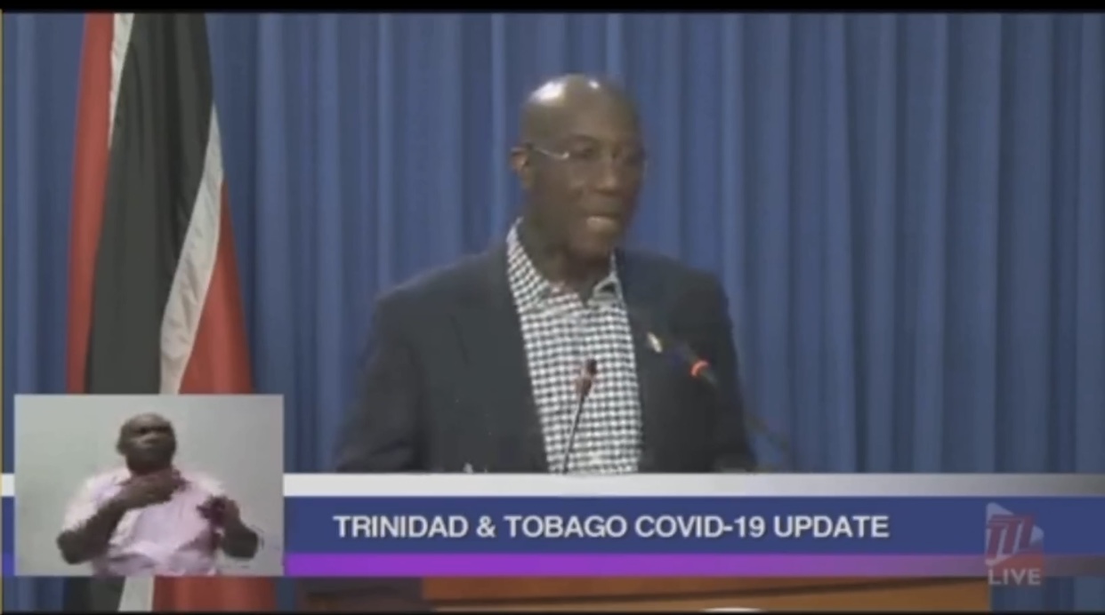 PM Rowley: SOE will end on Wednesday 17th Nov